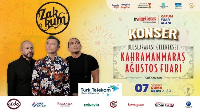 Büyükşehir Belediyesinin Geleneksel Ağustos Fuarı, 7 Ağustos Cuma günü Türk