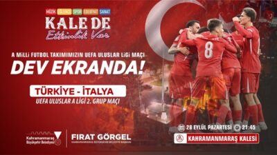 Büyükşehir Belediyesi, A Milli Futbol Takımı’nın Uluslar Ligi’nde 28 Eylül