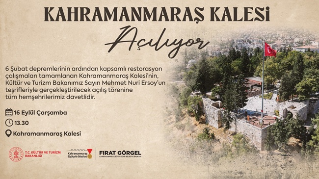 Depremde Hasar Gören Tarihi Yapı Yeniden Hayat Buldu… Tarihi Kahramanmaraş
