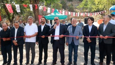 Dulkadiroğlu Belediyesi tarafından Bertiz bölgesine kazandırılan Beylik Pınarı Mesire Alanı,