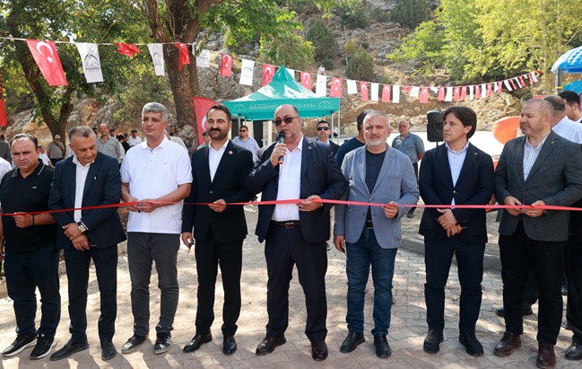 Dulkadiroğlu Belediyesi tarafından Bertiz bölgesine kazandırılan Beylik Pınarı Mesire Alanı,