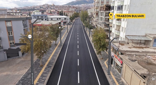 Büyükşehir Belediyesi, Trabzon Bulvarı’nda üstyapı