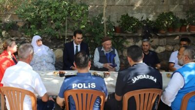 Pazarcık Kaymakamı Ökkeş Safa Türkoğlu ve ilçe protokolü, ilçede ikamet