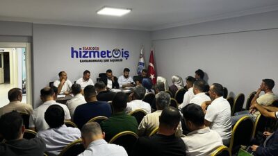 Hizmet-İş Sendikası Kahramanmaraş Şubesi tarafından teşkilat toplantısı gerçekleştirildi. Şube Başkanı