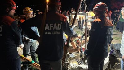 Kahramanmaraş’ın Dulkadiroğlu ilçesinde kuyu yapımı sırasında meydana gelen olayda, kuyuya