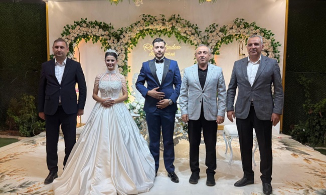 Kahramanmaraş’ta Arguz ve Köşker ailelerinin mutluluğu, görkemli bir düğün töreniyle