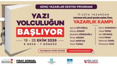Büyükşehir Belediyesi, genç yazarlara yönelik önemli bir programı hayata geçiriyor.