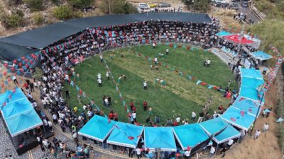 3. Kertmen Karakucak ve Şalvar Güreşi Festivali’ne katılan Başkan Görgel,