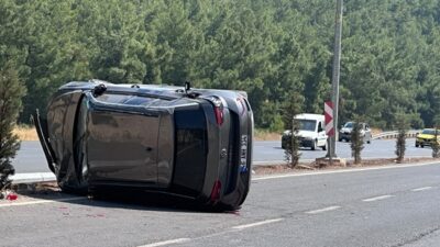Kahramanmaraş’ın Onikişubat ilçesinde otomobilin takla atması sonucu sürücü yaralandı. Kaza,