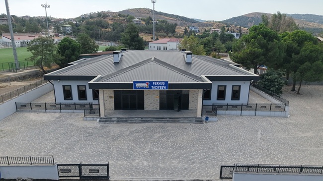Büyükşehir Belediyesi tarafından Karacasu Ferhuş Mahallesi’nde hayata geçirilen taziyeevi, 25
