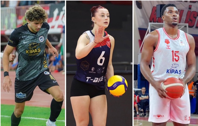 Kahramanmaraş temsilcileri basketbol, voleybol ve
