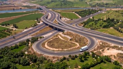 Şehir Ulaşımında Tarihi Proje Kuzey Çevre Yolu Batı Girişi Hızla