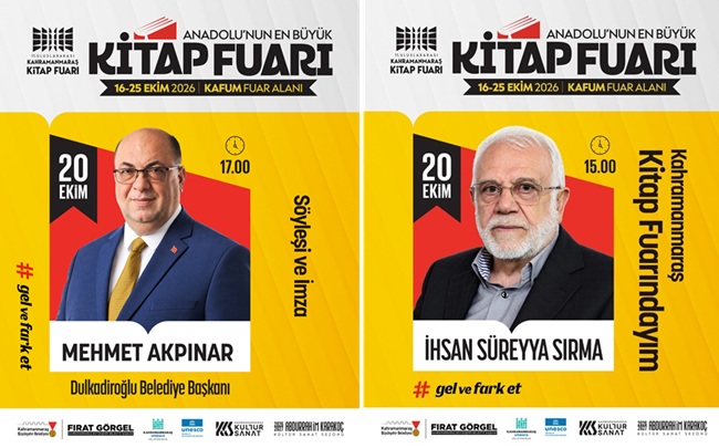 Büyükşehir Belediyesinin 11. Uluslararası Kahramanmaraş Kitap Fuarı’nda 20 Ekim Salı