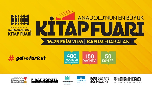 Büyükşehir Belediyesinin bu yıl 11’incisi düzenleyeceği Uluslararası Kahramanmaraş Kitap Fuarı,
