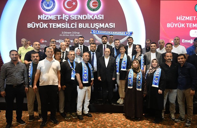 HİZMET-İŞ Sendikası, 3. Dönem 3. Grup Büyük Temsilci Buluşması’nı birlik,