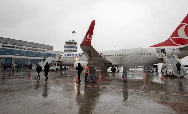 Kahramanmaraş Havalimanı, 2026 yılının Eylül