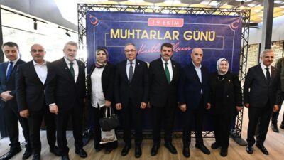 19 Ekim Muhtarlar Günü programında konuşan Büyükşehir Belediye Başkanı Fırat