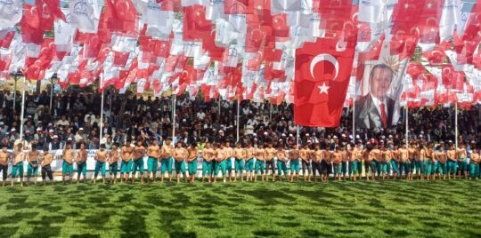 Kahramanmaraş’ın köklü güreş geleneği Baydemirli Ermeydanı’nda yaşatıldı. Türkiye Geleneksel Güreşler