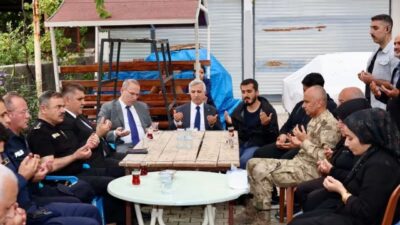 Vali Mükerrem Ünlüer’den Polis Memuru Seyfullah Orçan’ın Ailesine Taziye Ziyareti