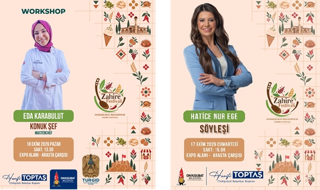Ünlü Diyetisyen Hatice Nur Ege ve MasterChef Eda Karabulut, Onikişubat