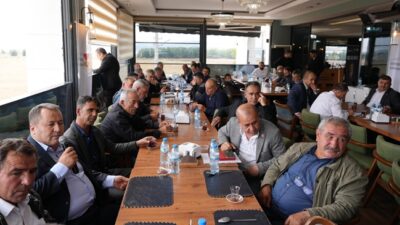 Büyükşehir Belediyesinin ilçelerde düzenlediği Muhtarlarla Buluşma programının yeni durağı Pazarcık