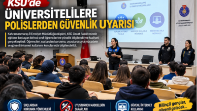 Kahramanmaraş İl Emniyet Müdürlüğü ekipleri, Kahramanmaraş Sütçü İmam Üniversitesi (KSÜ)