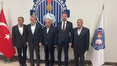 Kahramanmaraş Büyükşehir Belediye Başkanı Fırat Görgel, Kahramanmaraş Ticaret Borsası Yönetim