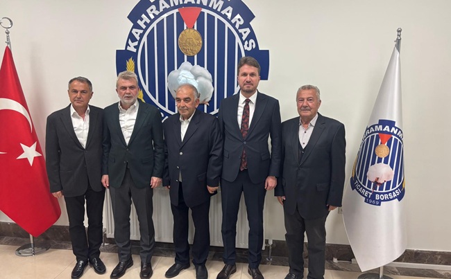 Kahramanmaraş Büyükşehir Belediye Başkanı Fırat Görgel, Kahramanmaraş Ticaret Borsası Yönetim